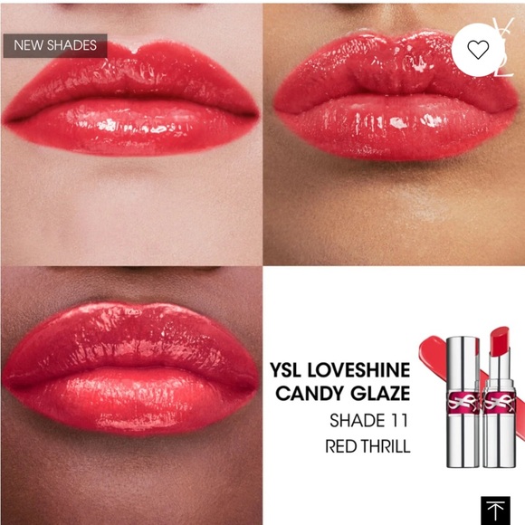 3 for$99! NEW YSL Rouge Volupté Candy Glaze Oil-In-Stick Lipsticks Moisturizing - Picture 8 of 10